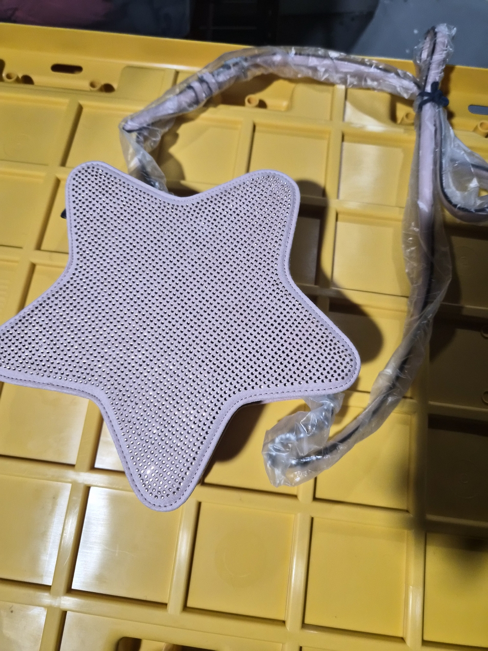 Victoria's Secret Star-Shaped Crossbody Bag - Light Pink